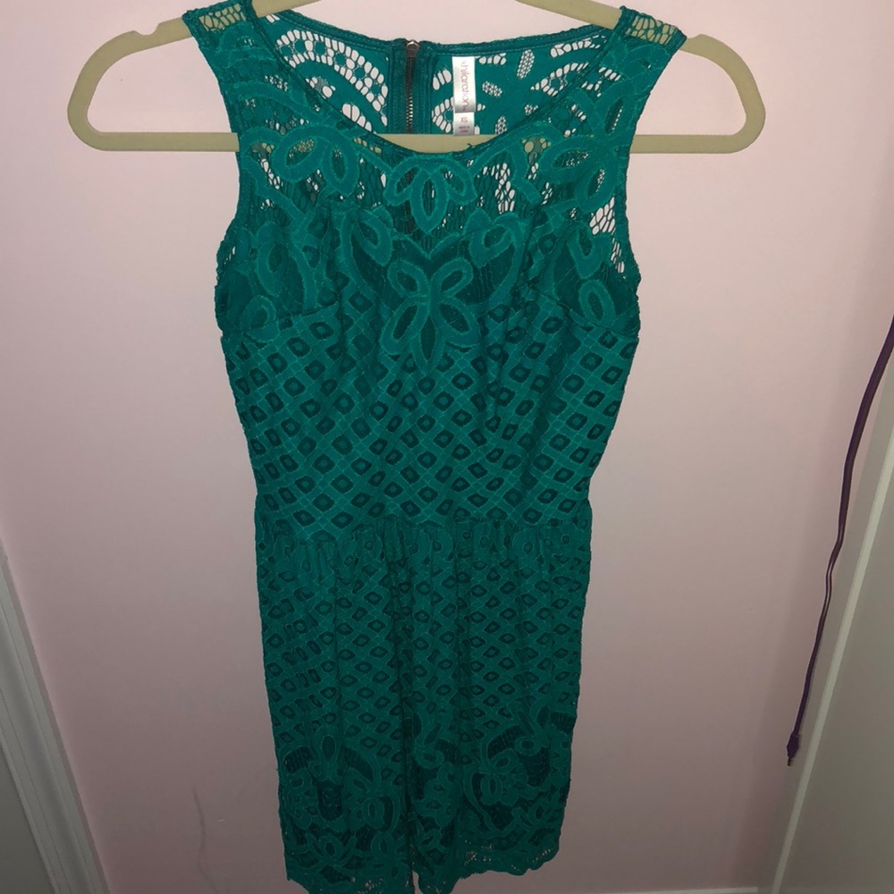 LACE DETAILED Sleeveless Skater Dress